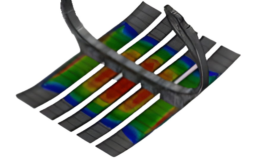 Tread pressure simulation